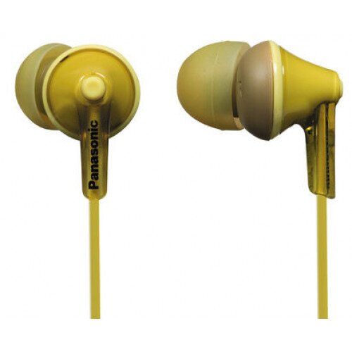 Panasonic ErgoFit RP-HJE125 In-Ear Earbud Headphones - Yellow