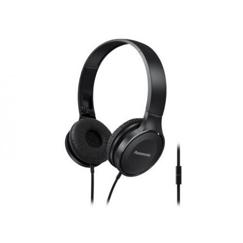 Panasonic Lightweight On-Ear Headphones with Mic + Controller