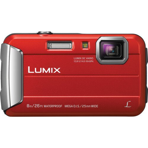 Panasonic LUMIX Active Lifestyle Tough Camera DMC-TS30R - Red