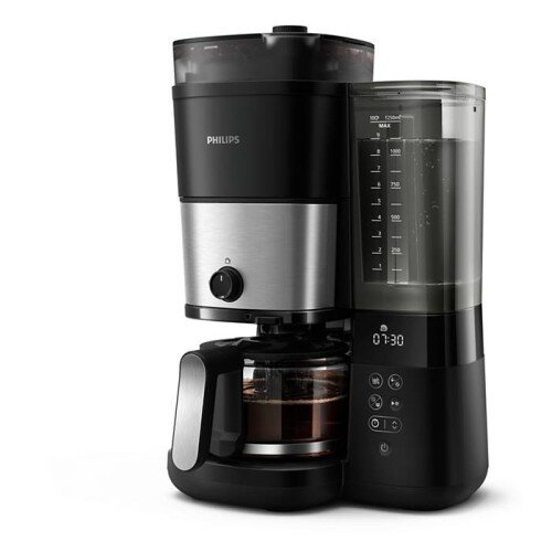 Philips All-in-1 Brew Drip Coffee Maker with Built-in Grinder (HD7900/50)