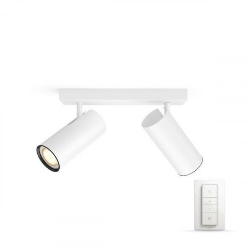 Philips Hue White Ambience Buratto Spotlight - Double - White