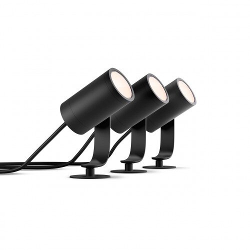 Philips Hue White and Color Ambiance Lily Outdoor Spot Light with Base Unit