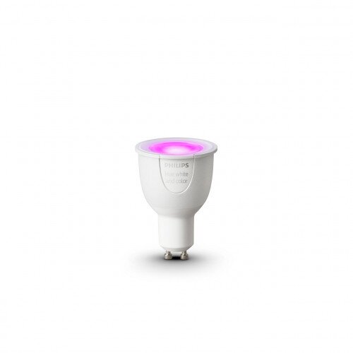 Philips Hue White and Colour Ambiance Single Bulb GU10