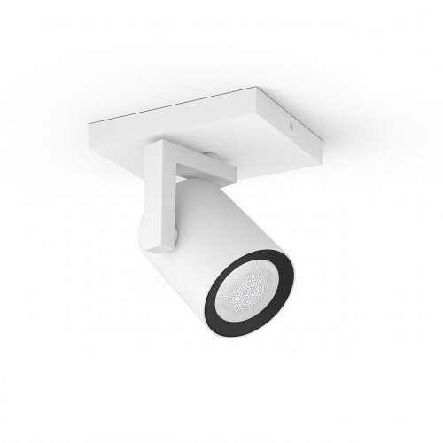 Philips Hue White and Colour Ambience Argenta Single Spotlight - White