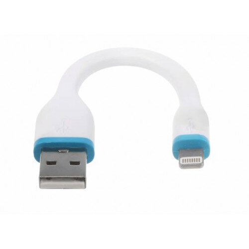 PhoneSoap Short Lightning Cable - White