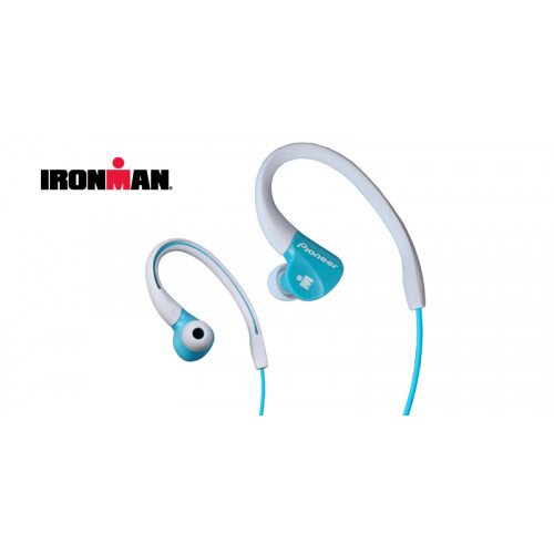 Pioneer SE-E3M IRONMAN Sports Earphones - Aqua
