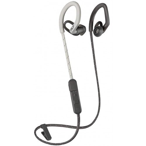 Poly Plantronics BackBeat FIT 350 Wireless Sport Earbuds - Grey/Bone