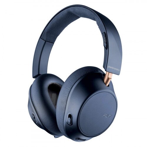 Poly Plantronics Backbeat GO 810 Wireless Active Noise-Canceling Headphones - Navy Blue