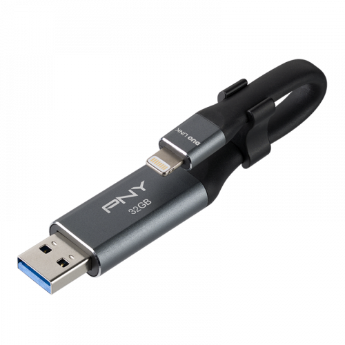 PNY DUO LINK iOS USB 3.0 OTG Flash Drive - 32GB