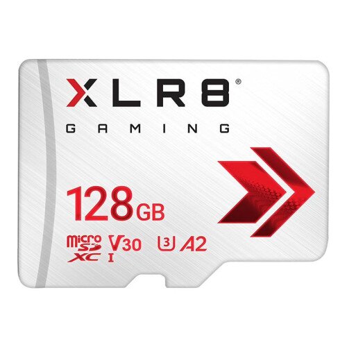 PNY XLR8 Gaming Class 10 U3 V30 microSD Flash Memory Card - 128GB