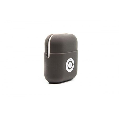 PodPocket Apple AirPods Flex Case - Cocoa Gray Wheel
