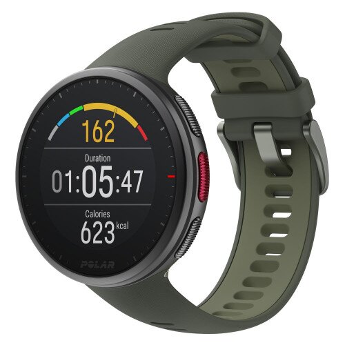 Polar Vantage V2 Premium Multisport GPS Watch - M/L - Black & Green