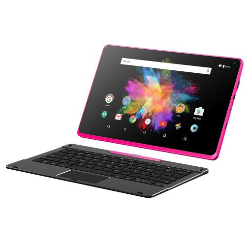 Polaroid 11.6" Quad Core Tablet with Detachable Keyboard - Magenta