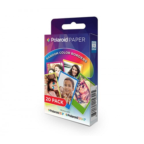 Polaroid 2x3'' Rainbow Border ZINK Photo Paper