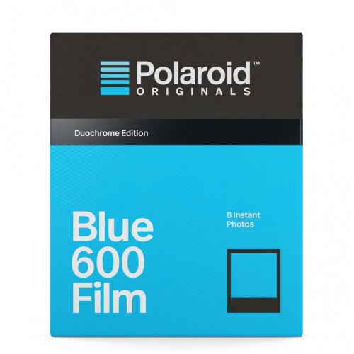 Polaroid Blue Film for 600 Duochrome