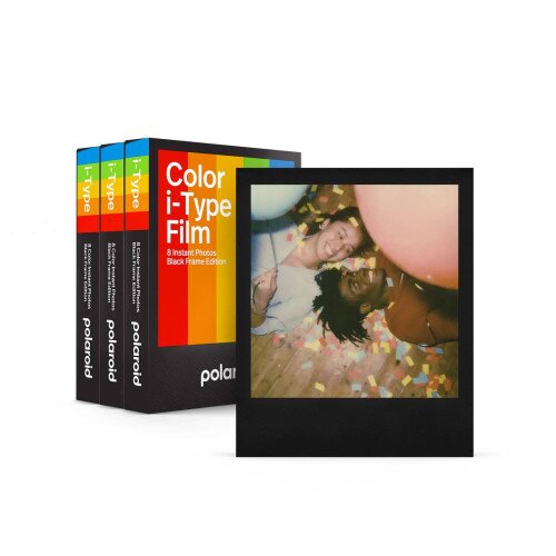 Polaroid Color i-Type Film Black Frame Edition - 3-Pack
