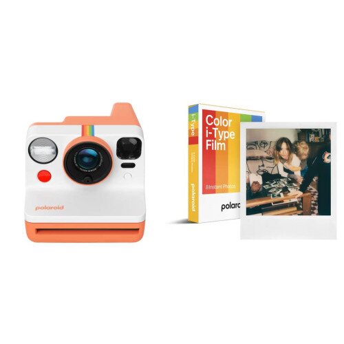 Polaroid Now Instant Camera Generation 3 Starter Set - Coral