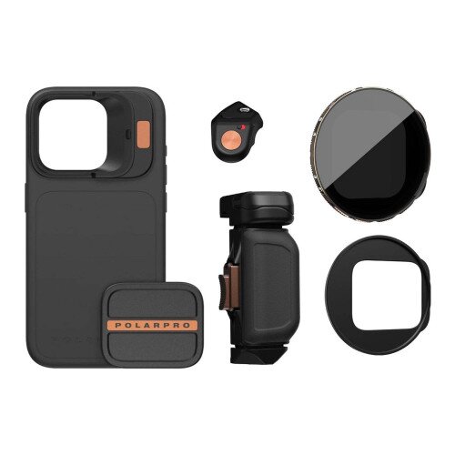 PolarPro LiteChaser 15 Case for iPhone 15 Pro - Filmmaker Collection - Black