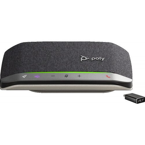 Poly Sync 20+ Personal USB/Bluetooth Smart Speakerphone - Microsoft, USB-C (BT600C) - Gray