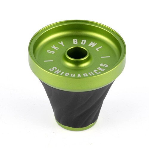 Shishabucks Premium Sky Bowl - Green - Normal (20-25 Grams)