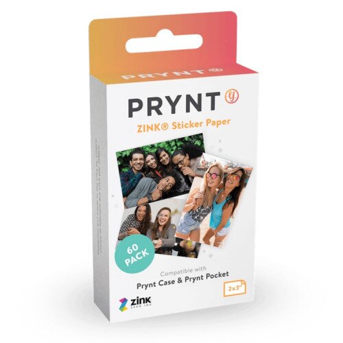 Prynt Zink Sticker Paper - 60-Pack