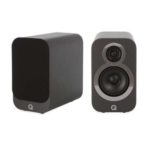 Q Acoustics 3010i Compact Bookshelf Speaker Pair - Graphite Grey