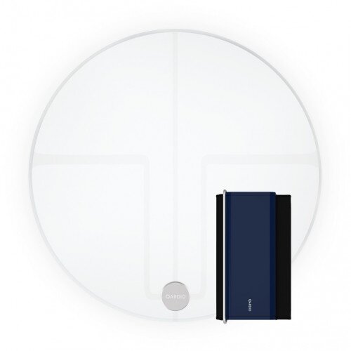 Qardio Arm + QardioBase 2 - Arctic White + Midnight Blue