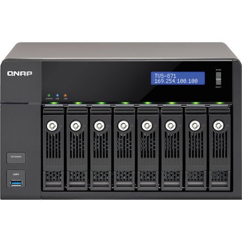 QNAP SMB - High-end TVS-871 - i5-4590S - 8 GB DDR3