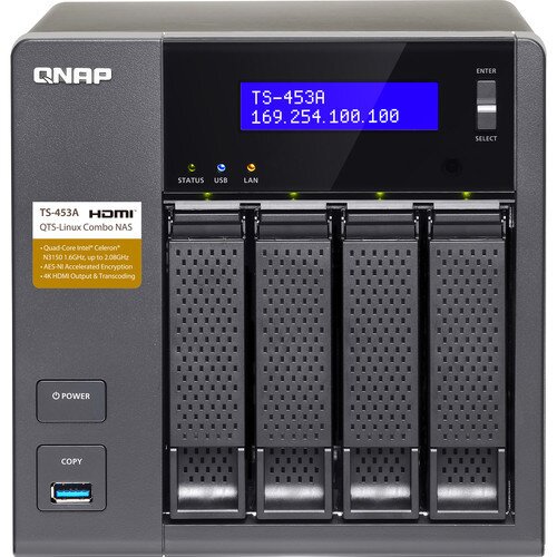 QNAP SMB - Middle-range TS-453A - 4GB DDR3L