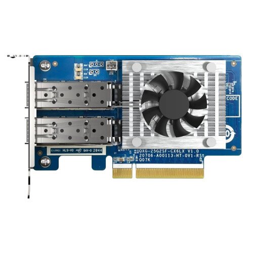 QNAP QXG-25G2SF-CX6 High-Speed 25GbE Network Expansion Card