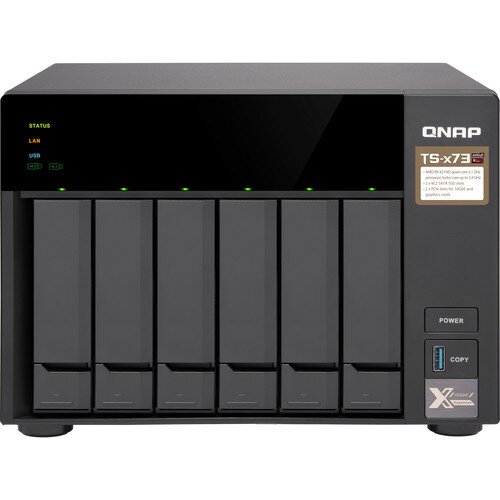 QNAP SMB - Middle-range TS-673 6-Bay NAS - 4GB DDR4