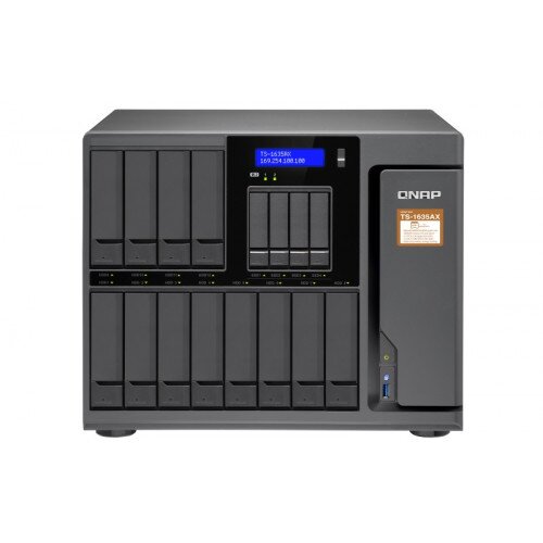 QNAP TS-1635AX-8G-US Diskless 16-Bay Desktop NAS - 8GB DDR4