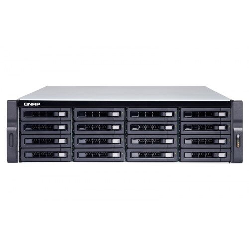 QNAP TS-1677XU-RP-2600-16G-US 16 Bay Diskless Rackmount NAS - AMD Ryzen 5 2600 - 16GB DDR4