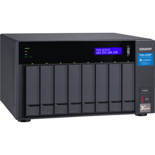 QNAP TVS-872XT 8-Bay Diskless NAS Enclosure