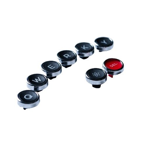 QWERKYWRITER Replacement Keycap - Black / Gold