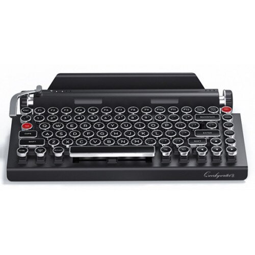 QWERKYWRITER S Typewriter-Inspired Mechanical Keyboard - Black