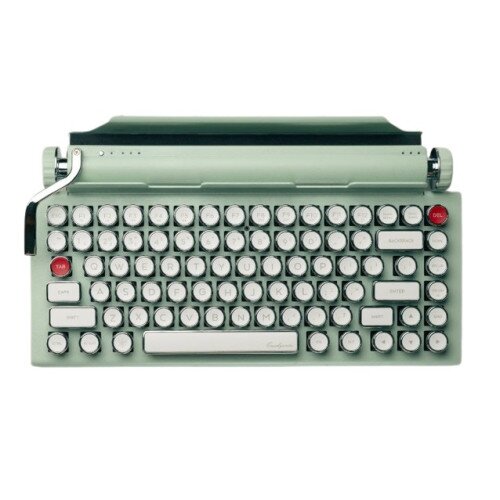 QWERKYWRITER Sage Typewriter-Inspired Mechanical Keyboard