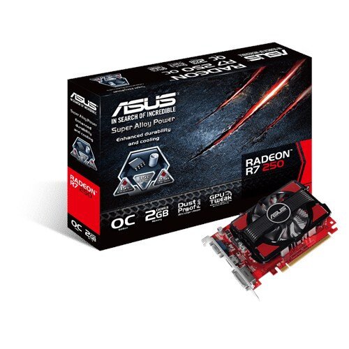 ASUS R7250-OC-2GD3 Graphics Card