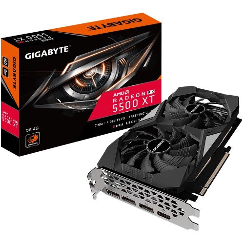 Gigabyte Radeon RX 5500 XT D6 4G (rev. 1.0) Graphics Card