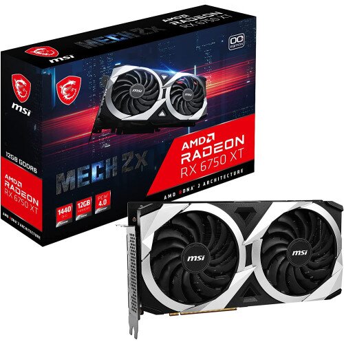 MSI Radeon RX 6750 XT MECH 2X 12G OC Graphics Card