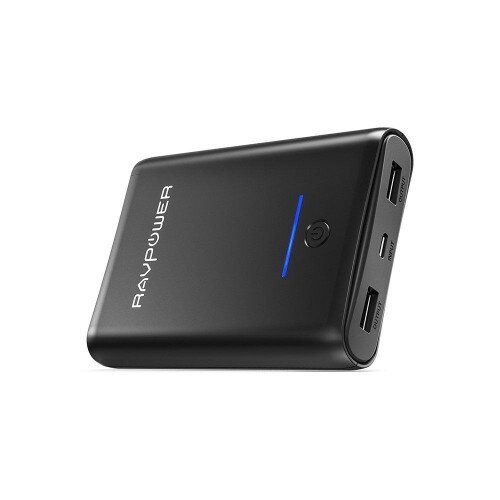 RAVPower 10000mAh Power Bank with 3.4A Output - Black