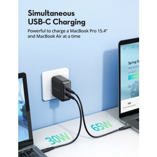 Buy RAVPower 100W 2 USB C Ports PD Wall Charger Online In Pakistan buy-ravpower-100w-2-usb-c-ports-pd-wall-charger-online-in-pakistan