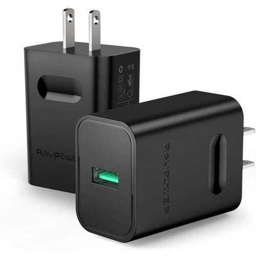 RAVPower 24W Quick Charge 3.0 Wall Charger 2-Pack