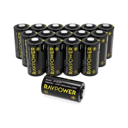 RAVPower CR123A 3V Lithium Battery - RP-BC001