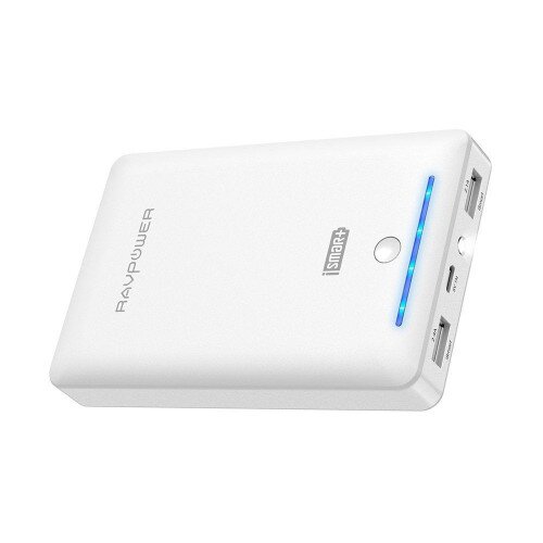 RAVPower External Battery Pack 16750mAh Portable Charger - White