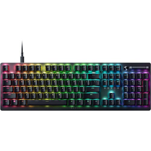 Razer DeathStalker V2 Low-Profile RGB Optical Gaming Keyboard - Clicky Optical Purple Switch