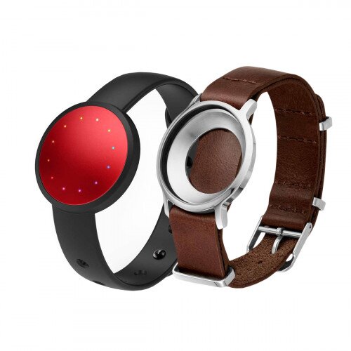 Misfit Shine 2 + NATO Strap Bundle - Chestnut - Red