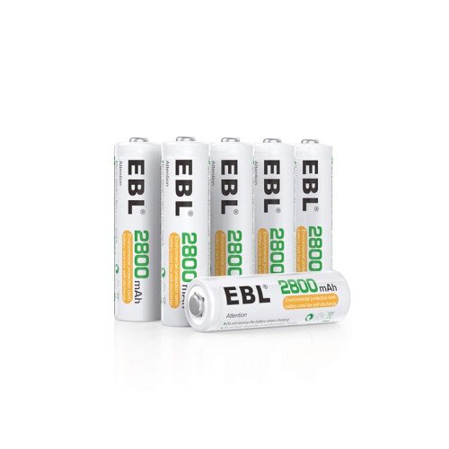 Remo+ Rechargeable AA Batteries (6-pack)