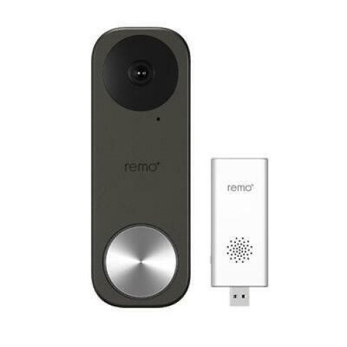 Remo+ RemoBell S Fast-Responding Smart Video Doorbell Camera with Chime