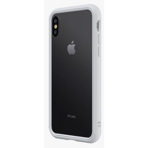 RhinoShield CrashGuard NX Bumper Case - iPhone XS Max - Platinum Gray